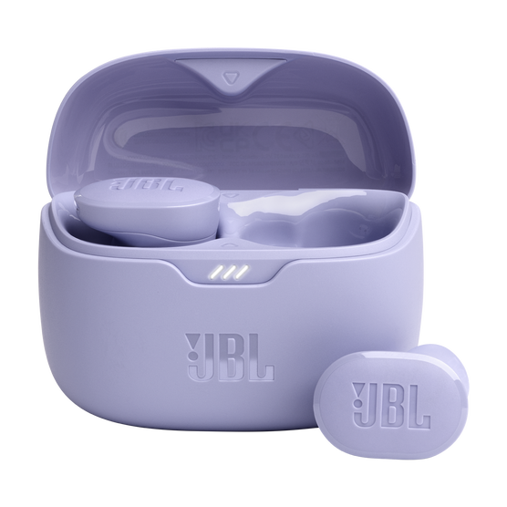 JBL Tune Buds - Purple - True wireless Noise Cancelling earbuds - Hero